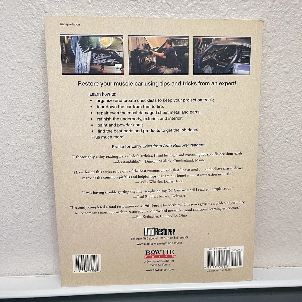 Project Charger: The Step-By-Step Restoration of a Popular VTG Car Larry Lyles
